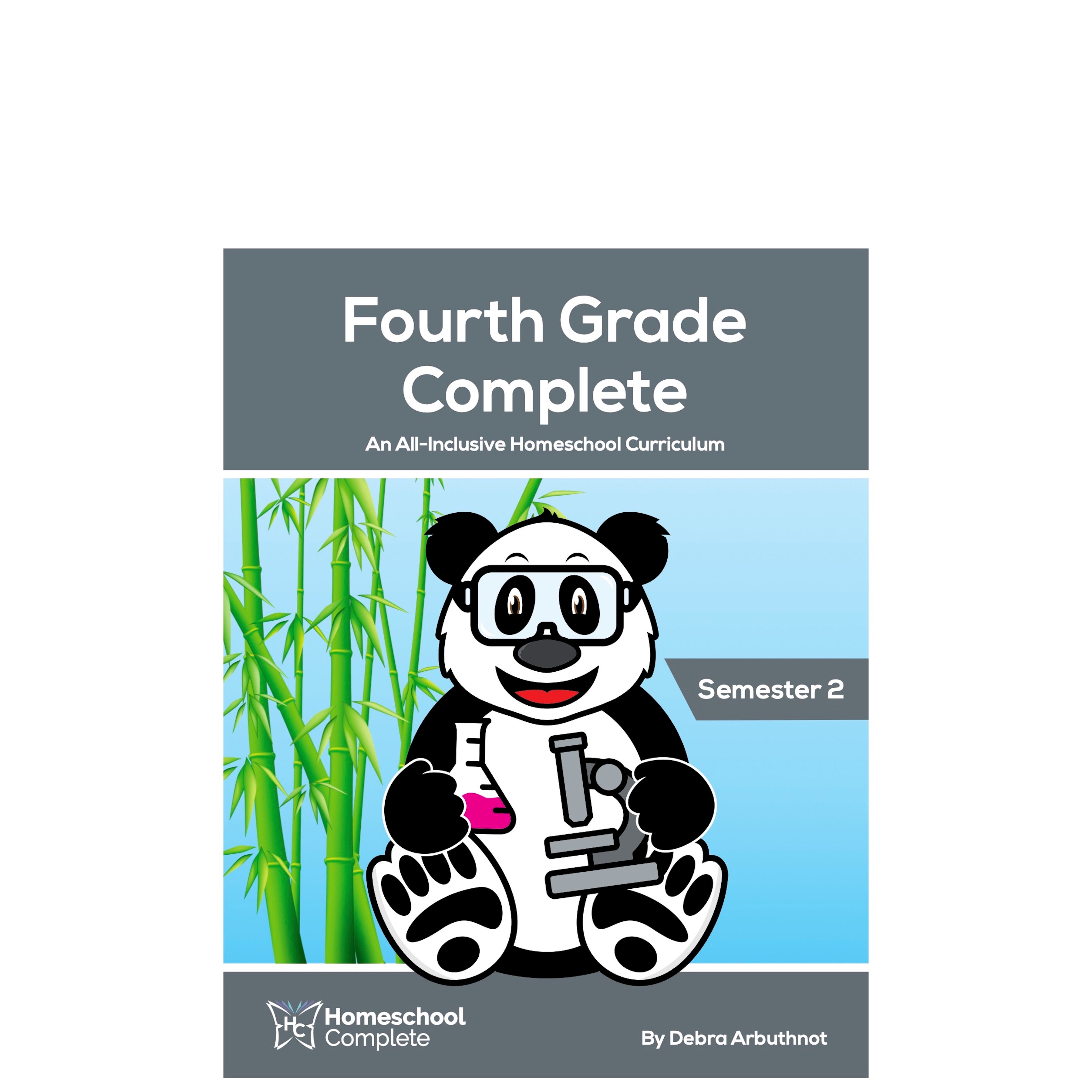 Fourth Grade Complete Teacher's Manual & Workbook Semester Two: Download (Faith-Based)